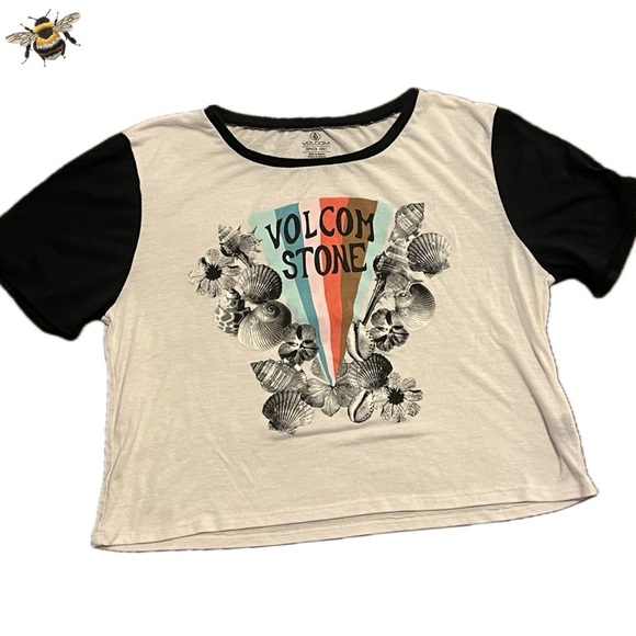 Woman's XS Volcom cropped T-shirt. #volcom #croptop - Picture 1 of 5